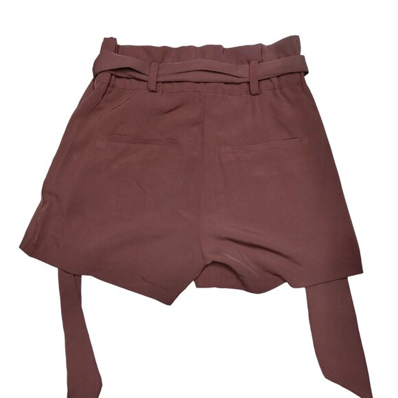 Dynamite Women's Paper Bag Short in Mauve, size S - Picture 2 of 9